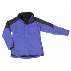 【LeVon】男防水透濕保暖外套-寶藍(內層黑)-LV3155