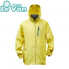 【LeVon】男抗紫外線單層風衣-芥末黃-LV3458
